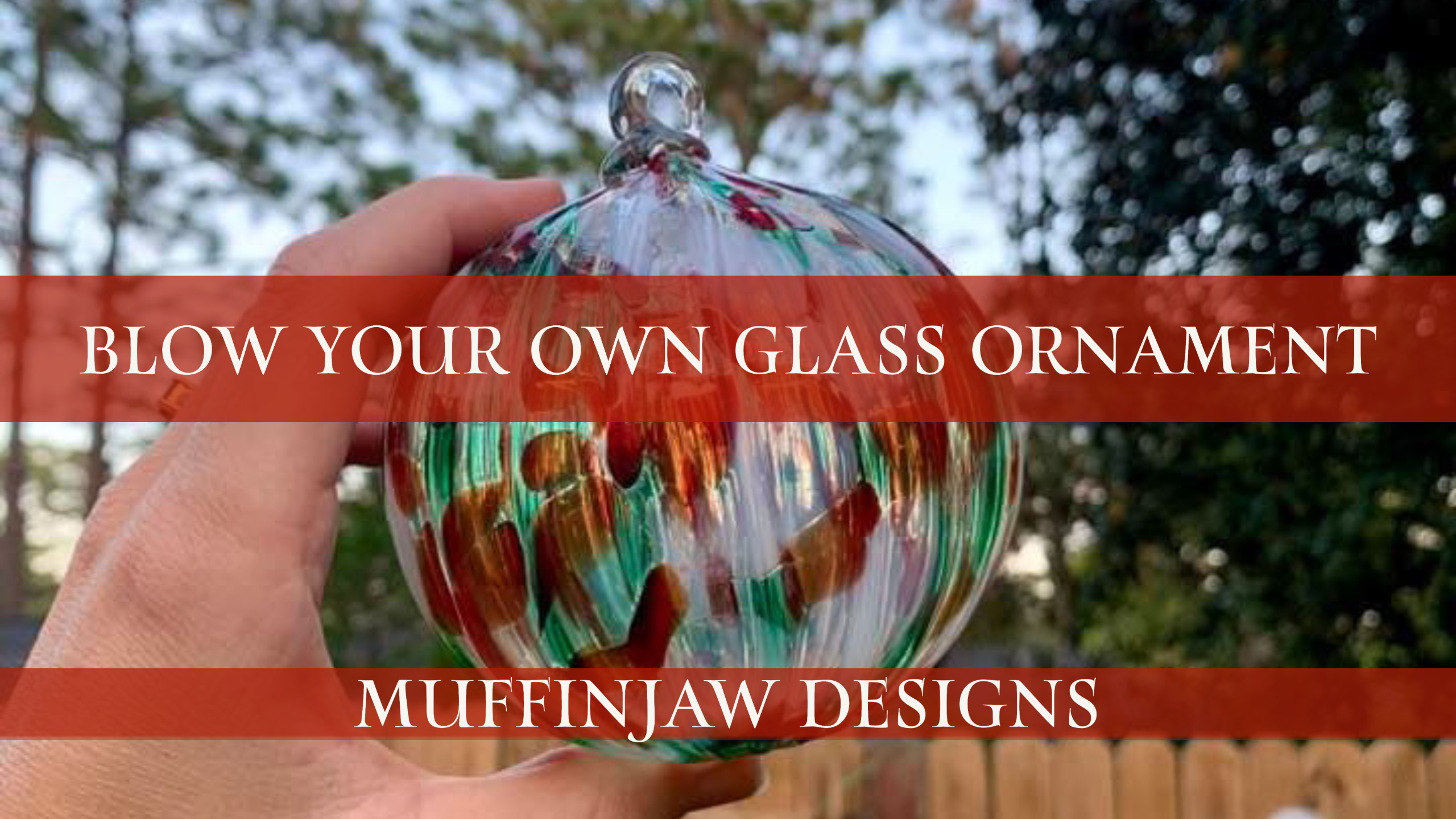 Blow Your Own Glass Ornament MuffinJaw Designs